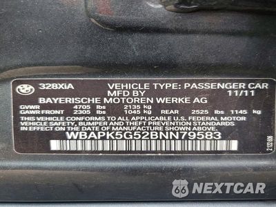 Zdjęcie 13 z 13 samochodu: 2011 BMW 328 XI SULEV VIN:WBAPK5G52BNN79583 - miniatura