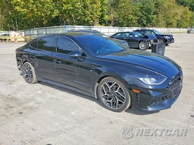 Czwarte zdjęcie samochodu z boku: 2023 HYUNDAI SONATA N LINE VIN:KMHL14JC1PA260918 - miniatura