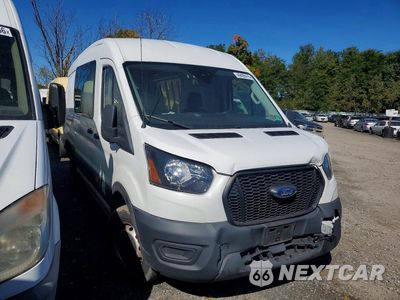Czwarte zdjęcie samochodu z boku: 2023 FORD TRANSIT 250 DELIVERY VAN VIN:1FTBR1C81PKB84322 - miniatura