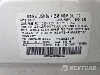 Zdjęcie 12 z 12 samochodu: 2015 INFINITI Q50 PREMIUM VIN:JN1BV7AR1FM408463 - miniatura