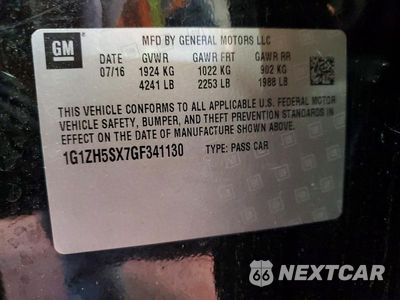 Zdjęcie 12 z 12 samochodu: 2016 CHEVROLET MALIBU PREMIER VIN:1G1ZH5SX7GF341130 - miniatura