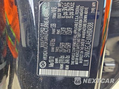 Zdjęcie 13 z 13 samochodu: 2022 HYUNDAI TUCSON LIMITED VIN:5NMJECAEXNH104388 - miniatura