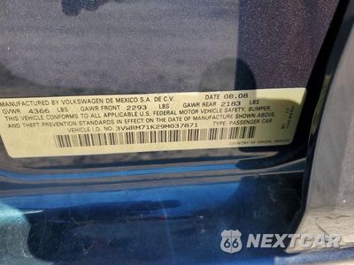 Zdjęcie 12 z 12 samochodu: 2009 VOLKSWAGEN JETTA SE VIN:3VWRM71K29M037871 - miniatura