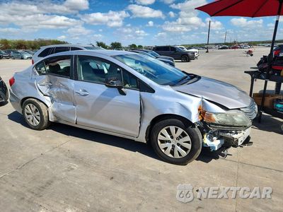Czwarte zdjęcie samochodu z boku: 2012 HONDA CIVIC LX VIN:19XFB2F56CE374353 - miniatura
