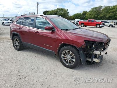 Czwarte zdjęcie samochodu z boku: 2019 JEEP CHEROKEE LATITUDE PLUS VIN:1C4PJLLBXKD286767 - miniatura
