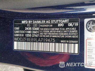 Zdjęcie 12 z 12 samochodu: 2020 MERCEDES-BENZ E 350 4MATIC VIN:WDDZF8EB9LA719475 - miniatura