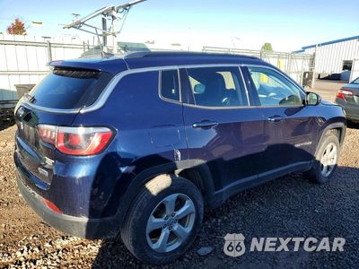 Trzecie zdjęcie samochodu z tyłu: 2018 JEEP COMPASS LATITUDE VIN:3C4NJDBB1JT261697 - miniatura