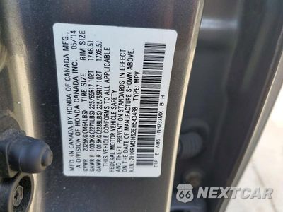 Zdjęcie 13 z 13 samochodu: 2014 HONDA CR-V EX VIN:2HKRM3H52EH543468 - miniatura