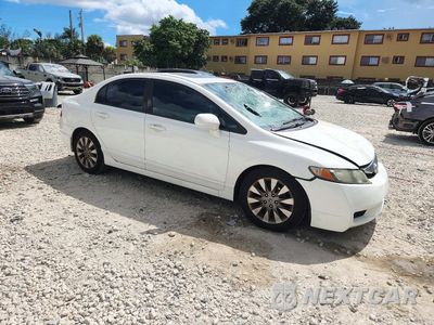 Czwarte zdjęcie samochodu z boku: 2011 HONDA CIVIC EXL VIN:2HGFA1F90BH536076 - miniatura