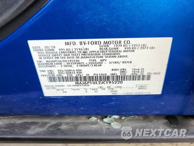 Zdjęcie 13 z 13 samochodu: 2018 FORD ECOSPORT SE VIN:MAJ6P1UL2JC195220 - miniatura