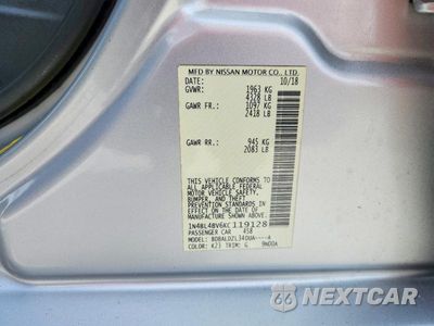 Zdjęcie 13 z 13 samochodu: 2019 NISSAN ALTIMA S VIN:1N4BL4BV6KC119128 - miniatura