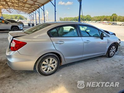 Trzecie zdjęcie samochodu z tyłu: 2012 HONDA CIVIC LX VIN:19XFB2F54CE050866 - miniatura