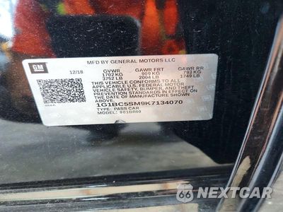 Zdjęcie 12 z 12 samochodu: 2019 CHEVROLET CRUZE LS VIN:1G1BC5SM9K7134070 - miniatura