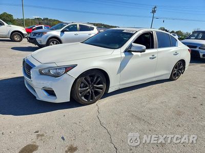 2021 INFINITI Q50 LUXE JN1EV7BP9MM704161 - główne zdjęcie licytacji z USA - miniatura