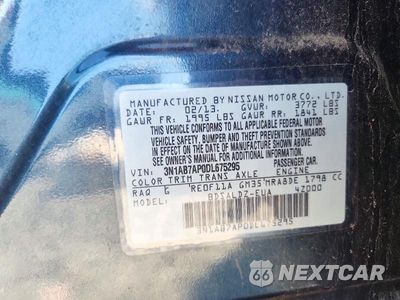 Zdjęcie 12 z 12 samochodu: 2013 NISSAN SENTRA S VIN:3N1AB7AP0DL675295 - miniatura