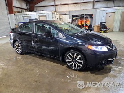 Czwarte zdjęcie samochodu z boku: 2014 HONDA CIVIC EXL VIN:19XFB2F90EE212921 - miniatura