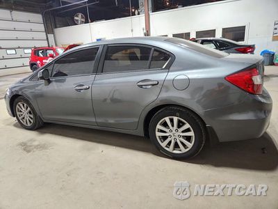 Drugie zdjęcie samochodu z przodu: 2012 HONDA CIVIC EX VIN:19XFB2F89CE099765 - miniatura
