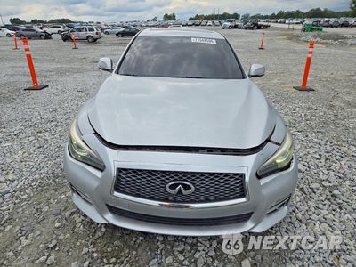 Piąte zdjęcie samochodu w środku: 2015 INFINITI Q50 HYBRID PREMIUM VIN:JN1AV7AR7FM850398 - miniatura