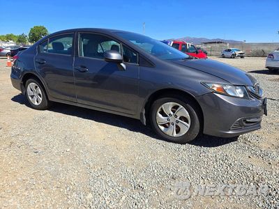 Czwarte zdjęcie samochodu z boku: 2013 HONDA CIVIC LX VIN:19XFB2F53DE269593 - miniatura