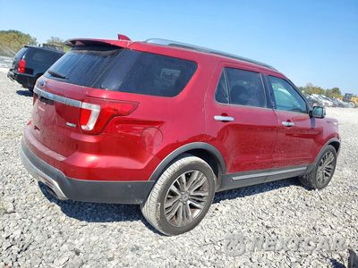 Trzecie zdjęcie samochodu z tyłu: 2017 FORD EXPLORER PLATINUM VIN:1FM5K8HT5HGC46098 - miniatura