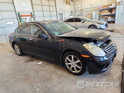 Czwarte zdjęcie samochodu z boku: 2006 INFINITI G35 BASE VIN:JNKCV51E36M514351 - miniatura