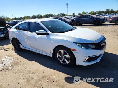 Czwarte zdjęcie samochodu z boku: 2019 HONDA CIVIC LX VIN:2HGFC2F66KH553261 - miniatura