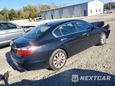 Trzecie zdjęcie samochodu z tyłu: 2013 HONDA ACCORD EXL VIN:1HGCR2F88DA251796 - miniatura