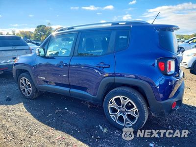 Drugie zdjęcie samochodu z przodu: 2016 JEEP RENEGADE LIMITED VIN:ZACCJBDT9GPC67569 - miniatura