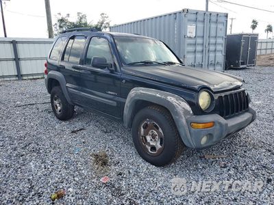 Czwarte zdjęcie samochodu z boku: 2004 JEEP LIBERTY SPORT VIN:1J4GL48KX4W255254 - miniatura