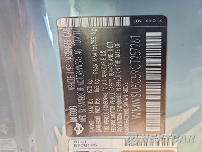 Zdjęcie 12 z 12 samochodu: 2012 MINI COOPER VIN:WMWSU3C59CT257261 - miniatura