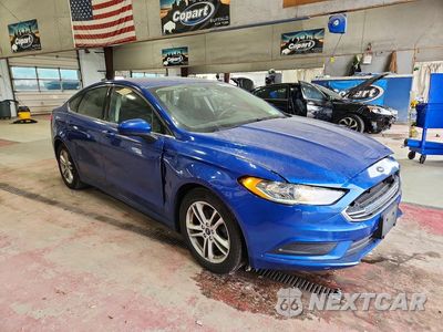 Czwarte zdjęcie samochodu z boku: 2018 FORD FUSION SE VIN:3FA6P0H7XJR108222 - miniatura