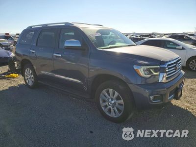 Czwarte zdjęcie samochodu z boku: 2018 TOYOTA SEQUOIA PLATINUM VIN:5TDDY5G18JS160681 - miniatura