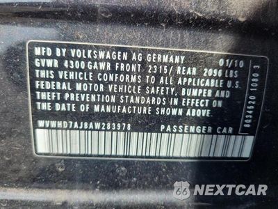 Zdjęcie 12 z 12 samochodu: 2010 VOLKSWAGEN GTI VIN:WVWHD7AJ8AW283978 - miniatura