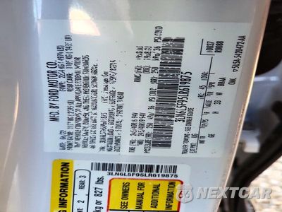 Zdjęcie 12 z 12 samochodu: 2020 LINCOLN MKZ RESERVE VIN:3LN6L5F95LR619875 - miniatura