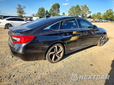 Trzecie zdjęcie samochodu z tyłu: 2019 HONDA ACCORD SPORT VIN:1HGCV1F34KA068645 - miniatura