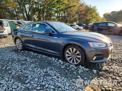 Czwarte zdjęcie samochodu z boku: 2018 AUDI A5 PREMIUM PLUS VIN:WAUPNAF56JA132911 - miniatura