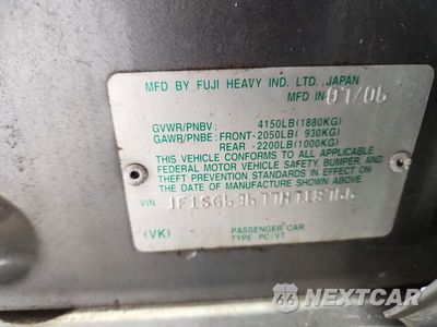 Zdjęcie 13 z 13 samochodu: 2007 SUBARU FORESTER 2.5X VIN:JF1SG63677H718766 - miniatura