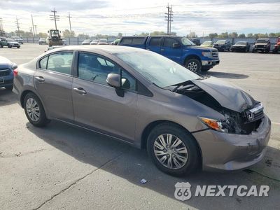 Czwarte zdjęcie samochodu z boku: 2012 HONDA CIVIC LX VIN:2HGFB2F54CH588666 - miniatura