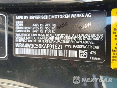 Zdjęcie 12 z 12 samochodu: 2019 BMW 430I VIN:WBA4W3C56KAF91621 - miniatura