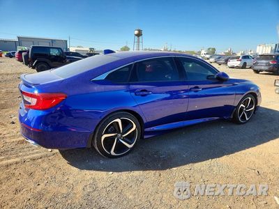 Trzecie zdjęcie samochodu z tyłu: 2020 HONDA ACCORD SPORT VIN:1HGCV1F38LA103687 - miniatura