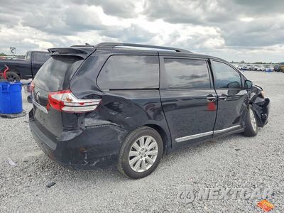 Trzecie zdjęcie samochodu z tyłu: 2017 TOYOTA SIENNA LIMITED PREMIUM 7-PASSENGER VIN:5TDYZ3DC7HS818610 - miniatura