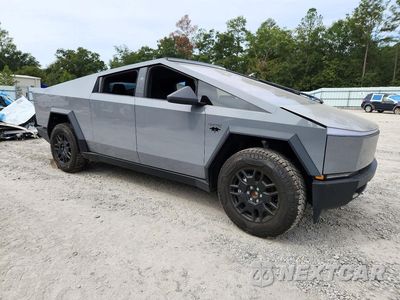 Czwarte zdjęcie samochodu z boku: 2024 TESLA CYBERTRUCK VIN:7G2CEHEE8RA036884 - miniatura