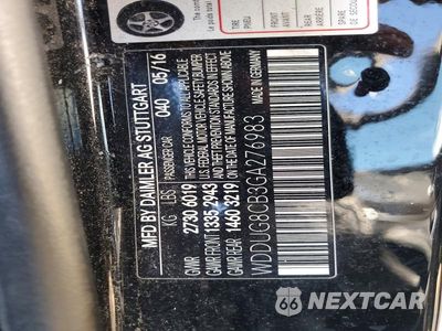 Zdjęcie 12 z 12 samochodu: 2016 MERCEDES-BENZ S 550 VIN:WDDUG8CB3GA276983 - miniatura