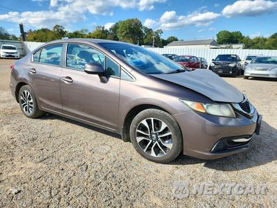 Czwarte zdjęcie samochodu z boku: 2013 HONDA CIVIC EX VIN:2HGFB2F85DH505922 - miniatura