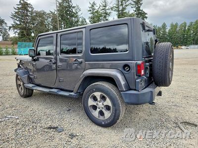 Drugie zdjęcie samochodu z przodu: 2017 JEEP WRANGLER UNLIMITED SAHARA VIN:1C4HJWEG3HL576782 - miniatura