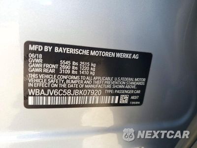 Zdjęcie 13 z 13 samochodu: 2018 BMW 640 XIGT VIN:WBAJV6C58JBK07920 - miniatura