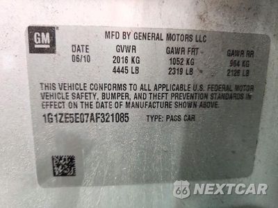 Zdjęcie 12 z 12 samochodu: 2010 CHEVROLET MALIBU LTZ VIN:1G1ZE5E07AF321085 - miniatura