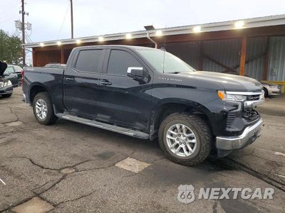 Czwarte zdjęcie samochodu z boku: 2025 CHEVROLET SILVERADO K1500 LT VIN:2GCUKDEDXS1204312 - miniatura