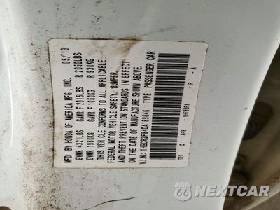 Zdjęcie 12 z 12 samochodu: 2013 HONDA ACCORD EXL VIN:1HGCR2F84DA189846 - miniatura