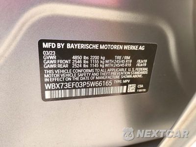 Zdjęcie 13 z 13 samochodu: 2023 BMW X1 XDRIVE28I VIN:WBX73EF03P5W66165 - miniatura